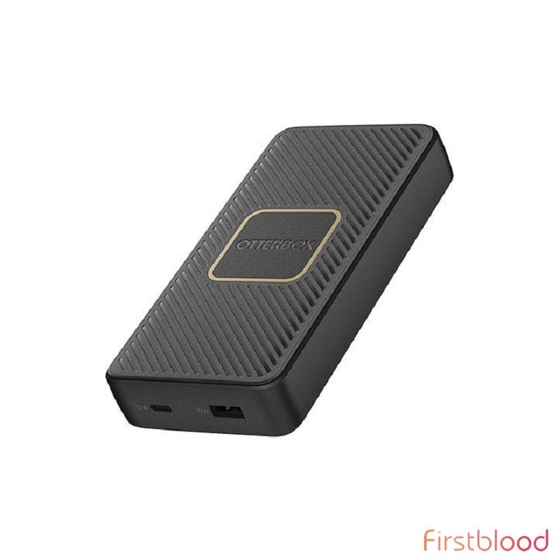 OtterBox Fast Charge Qi Wireless 充电宝 15K mAh - 黑色 (78-52704), Dual USB Socket, Apple PD (Power Delivery)