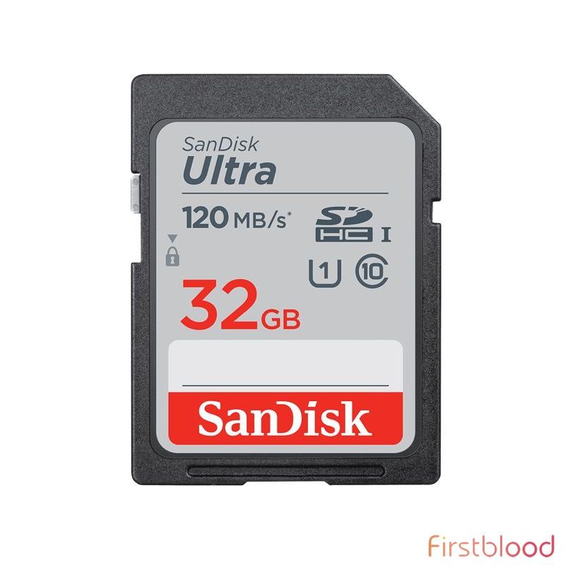 闪迪 Ultra 32GB SDHC SDXC UHS-I Memory 储存卡 120MB/s 防水防高温防X射线