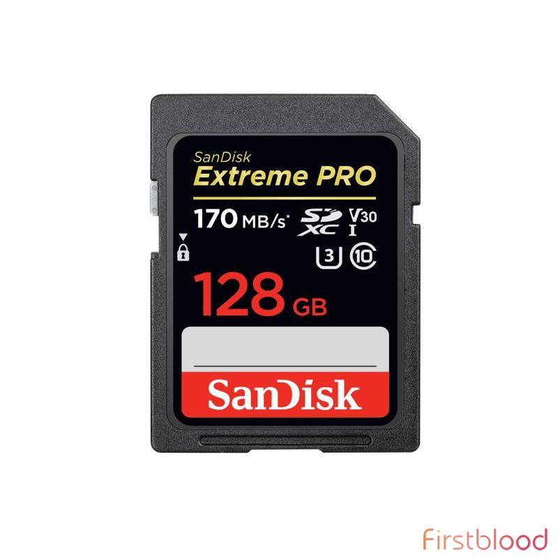 闪迪 128GB Extreme PRO Memory 储存卡 170MB/s 防水防高温防X射线