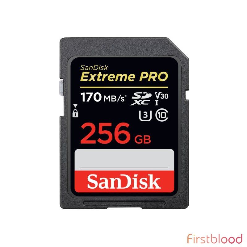 闪迪 256GB Extreme PRO Memory 储存卡 170MB/s 防水防高温防X射线
