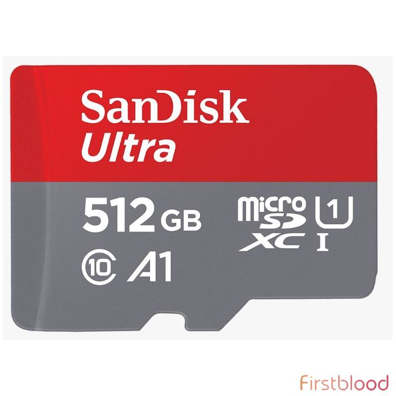 闪迪 Ultra 512GB MicroSD TF卡 SDHC SDXC UHS-I Memory 储存卡 120MB/s