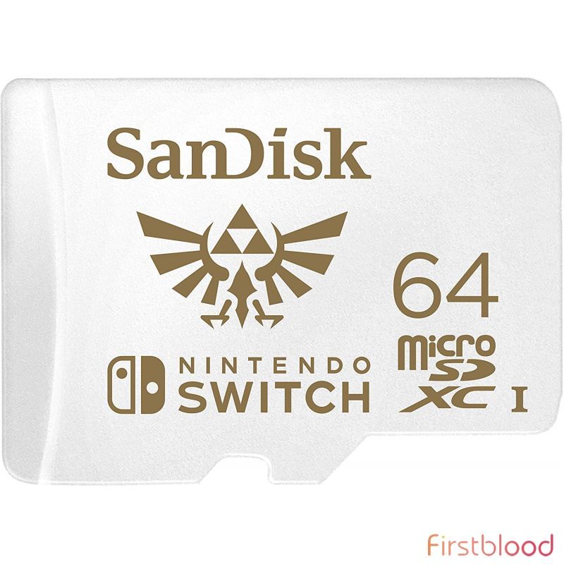 闪迪 64GB MicroSD TF卡 UHS-I 储存卡 for Nintendo Switch 100MB/s 60MB/s