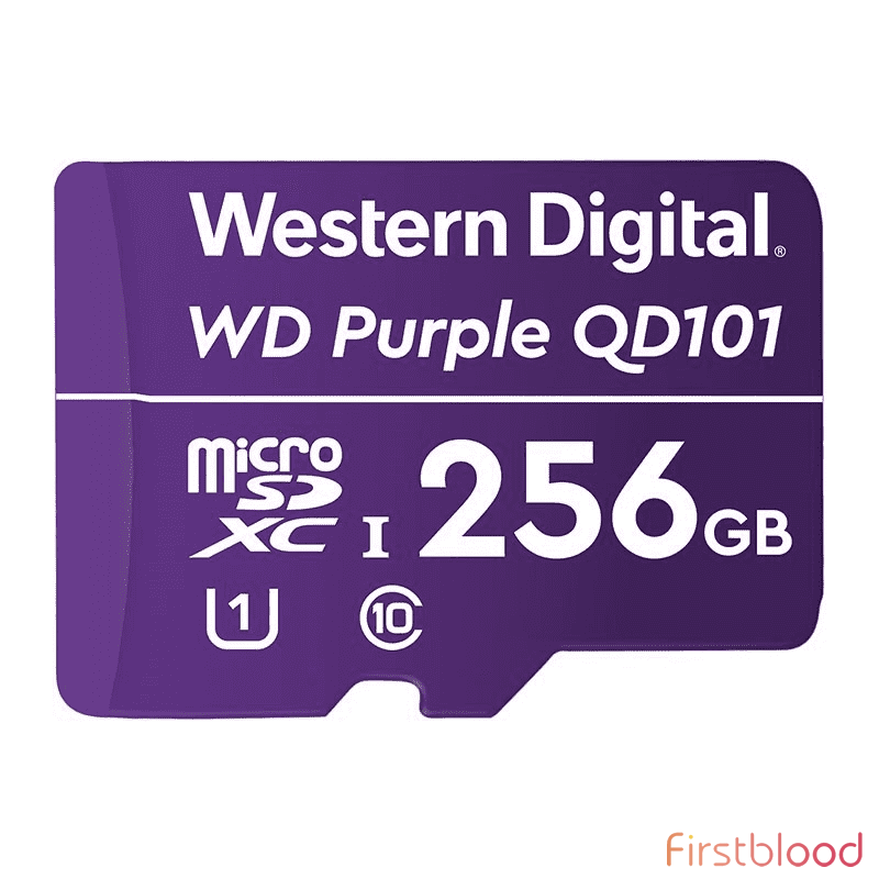 西部数据 WD Purple 256GB MicroSDXC TF卡 储存卡