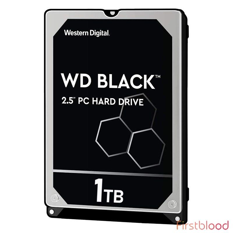 西部数据WD10SPSX 1TB 黑盘 2.5寸7200转9.0mm SATA3 机械硬盘
