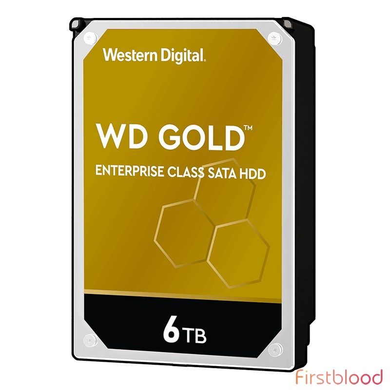 西部数据WD6003FRYZ 6TB Gold 3.5寸SATA 6Gb/s 512e 企业级机械硬盘