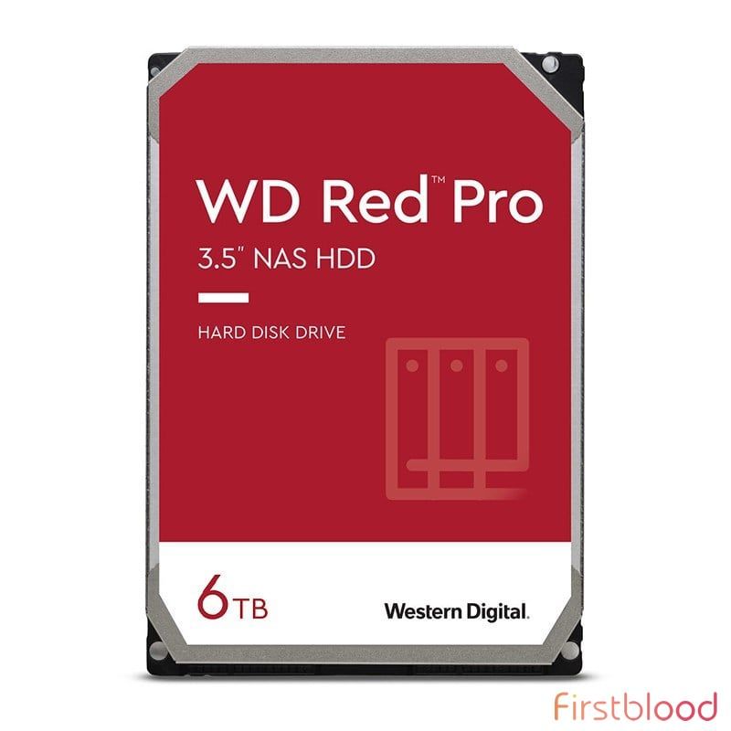 西部数据WD6003FFBX 6TB 红盘 PRO 3.5寸7200转SATA NAS 机械硬盘