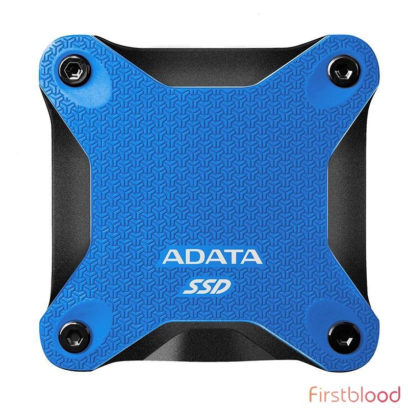 威刚SD600Q 480GB USB 3.2 Gen 1 Portable External 3D NAND SSD - 蓝色