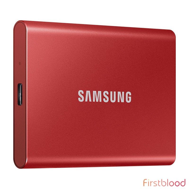 三星T7 1TB USB 3.2 Gen2 外置便携固态硬盘 - 红色