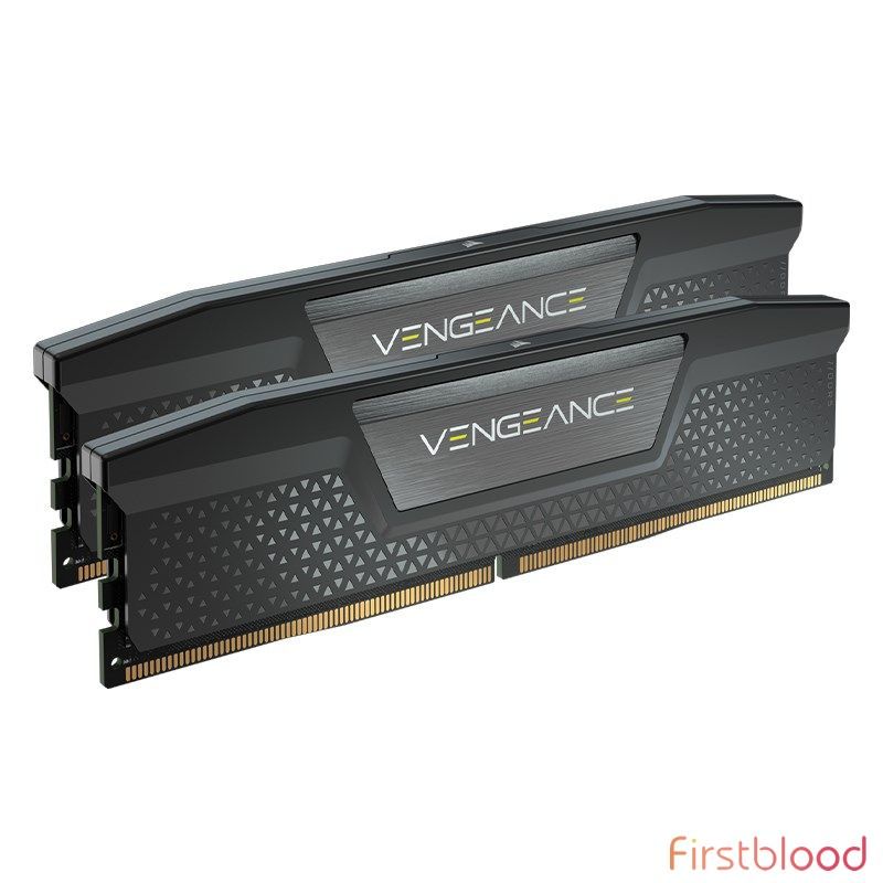 海盗船 Vengeance 64GB (2x 32GB) DDR5 5600MHz C40 AMD 台式机内存 - Cool Grey