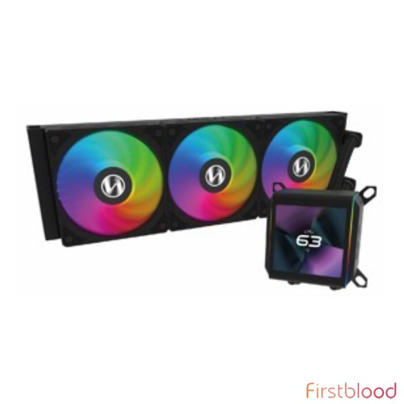 联力 Galahad II LCD 360 ARGB一体式CPU水冷 - 黑色