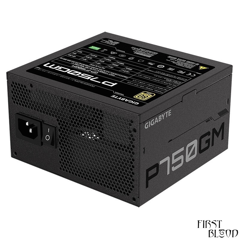 技嘉 P750GM ATX金牌全模组 台式电脑电源