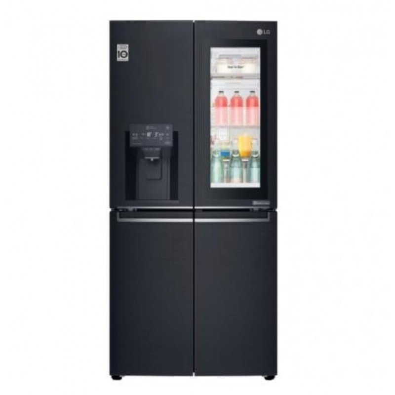 LG 570L 透视门 智能变频 除菌 对开门冰箱