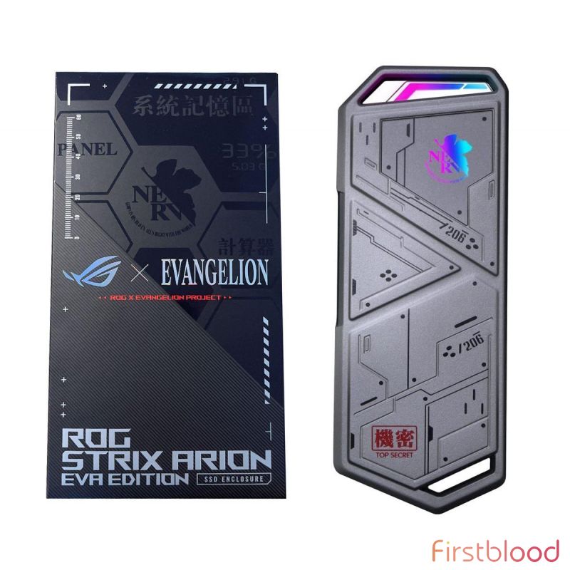 ROG玩家国度Strix Arion M.2 NVMe SSD外接盒 Evangelion 联名款