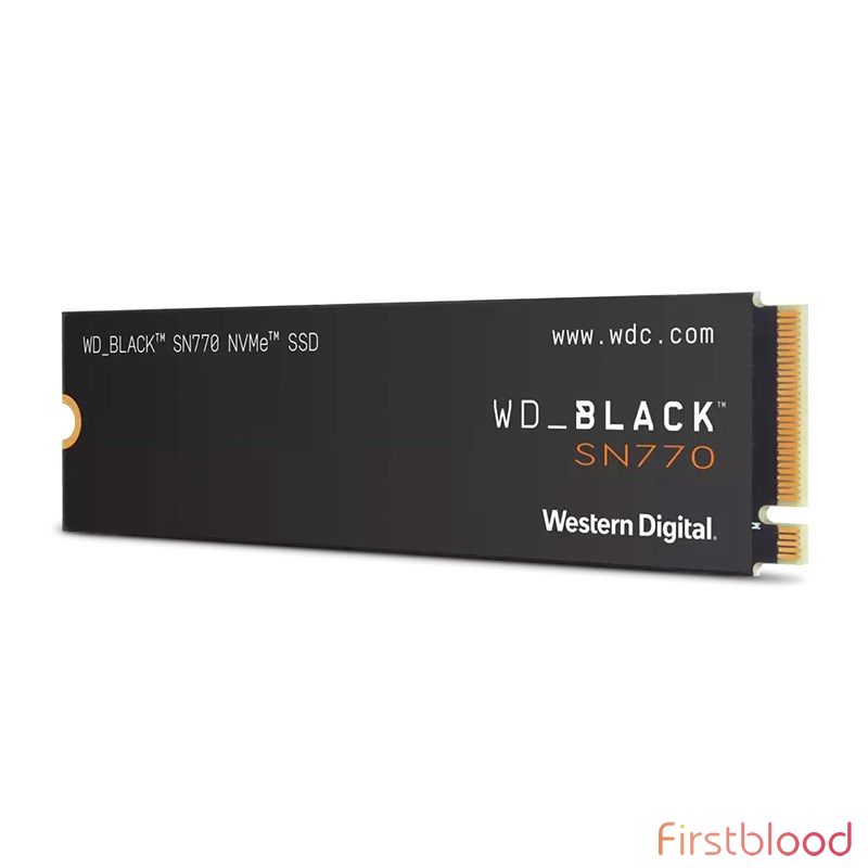 西部数据 黑盘 SN770 2TB SSD固态硬盘 PCIe Gen4 NVME