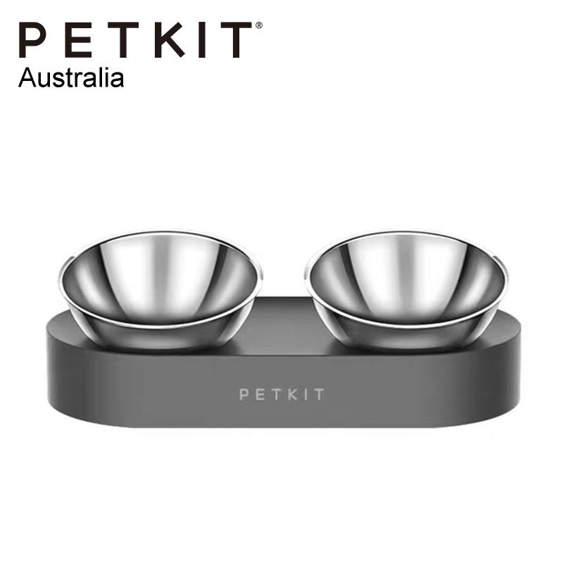 小佩PETKIT可调节猫碗猫咪双碗 不锈钢双食碗