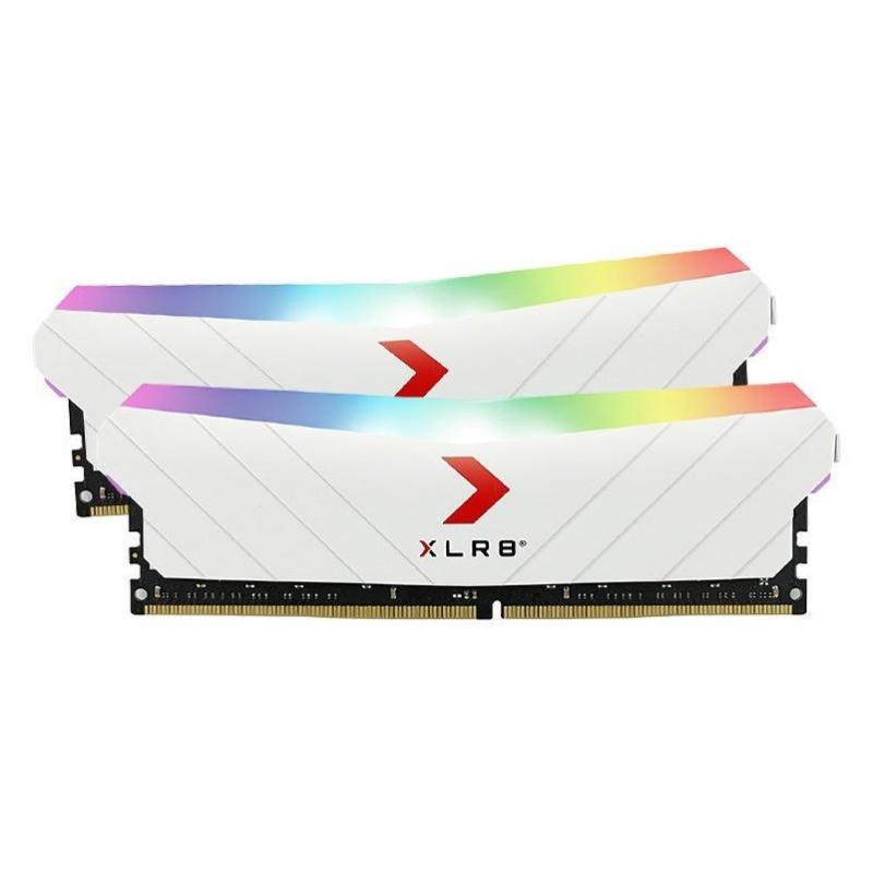 PNY XLR8 RGB 16GB (2x 8GB) DDR4 3600MHz 内存 - 白色