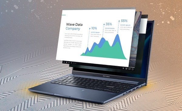 ASUS Vivobook 15X OLED 15.6 inch Laptop R5-4600H 8GB 512GB W11H - Desktop Overview 5