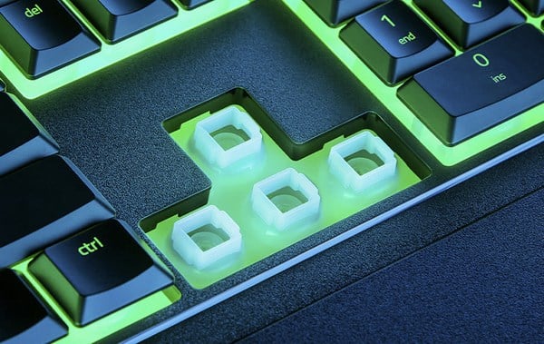 Razer Ornata V3 X RGB Silent Membrane Low Profile Gaming Keyboard - Desktop Overview 2