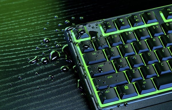 Razer Ornata V3 X RGB Silent Membrane Low Profile Gaming Keyboard - Desktop Overview 4