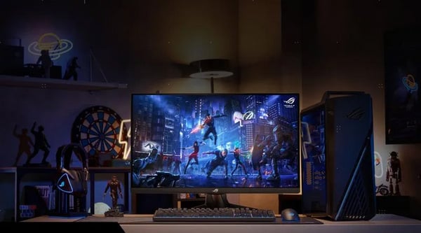 ASUS ROG Swift PG27AQN 27" 360Hz QHD 1ms IPS G-Sync Gaming Monitor - Desktop Overview 8