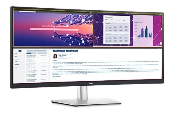 Dell P-Series P3421W 34" Ultra-Wide WQHD Curved USB-C IPS Monitor - Desktop Overview 4