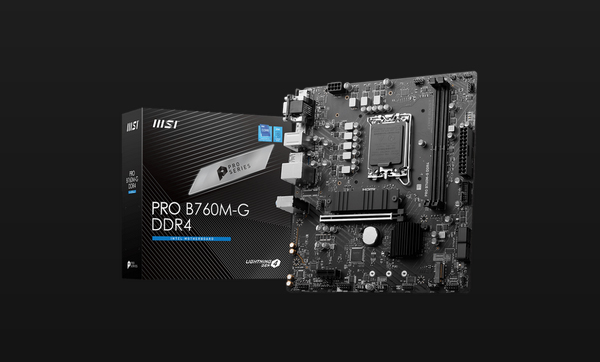MSI PRO B760M-G DDR4 LGA 1700 Micro-ATX Motherboard - Desktop Overview 7