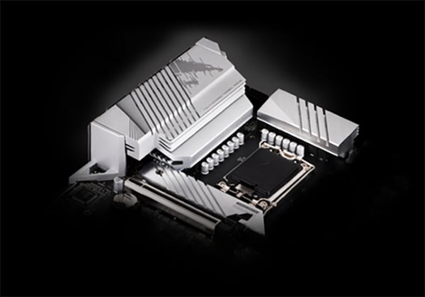Gigabyte B760M AORUS ELITE AX LGA 1700 Micro ATX Motherboard - Desktop Overview 2