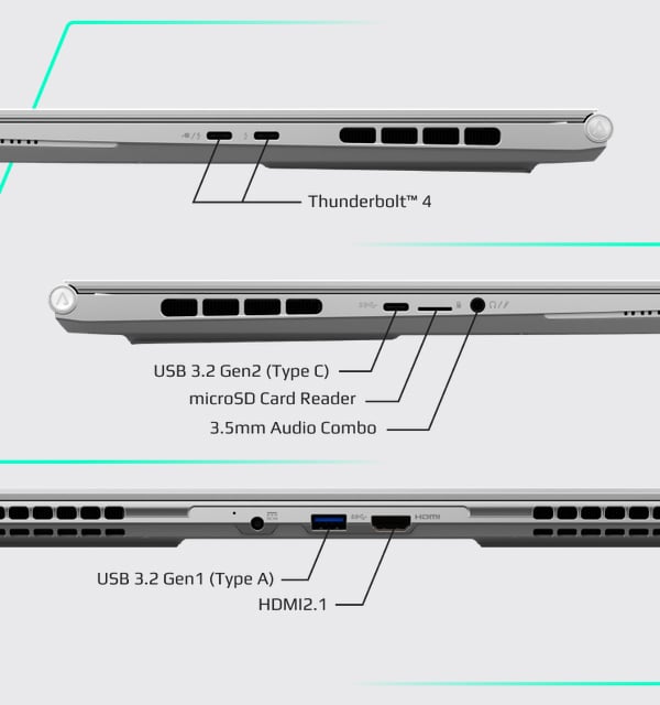 Gigabyte AERO 16 16" 4K OLED Gaming Laptop i9-13900H 32GB 1TB RTX4070 W11P - Desktop Overview 11