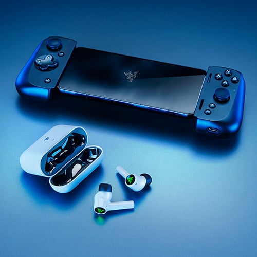 Razer Hammerhead HyperSpeed Wireless Multi-Platform Gaming Earbuds for PS5 - Overview