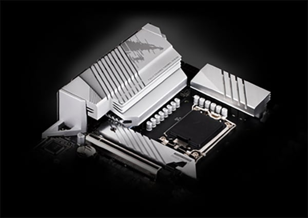 Gigabyte B760M AORUS ELITE AX DDR4 LGA 1700 Micro ATX Motherboard - Desktop Overview 2