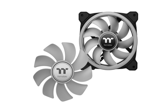 Thermaltake SWAFAN Trio 12 120mm LED RGB Radiator Fans - 3 Pack - Desktop Overview 1