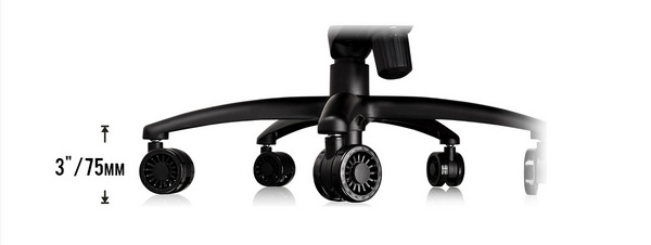 Thermaltake X Comfort TT Premium Edition Gaming Chair - Black - Desktop Overview 12