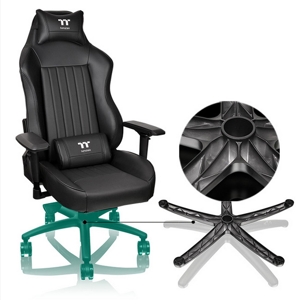 Thermaltake X Comfort TT Premium Edition Gaming Chair - Black - Desktop Overview 11