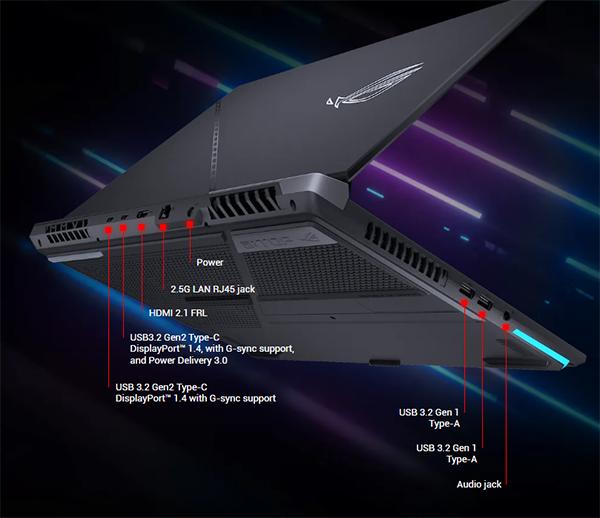 ASUS ROG Strix SCAR 17 17.3" WQHD 240Hz Gaming Laptop R9 32GB 1TB 4080 W11H