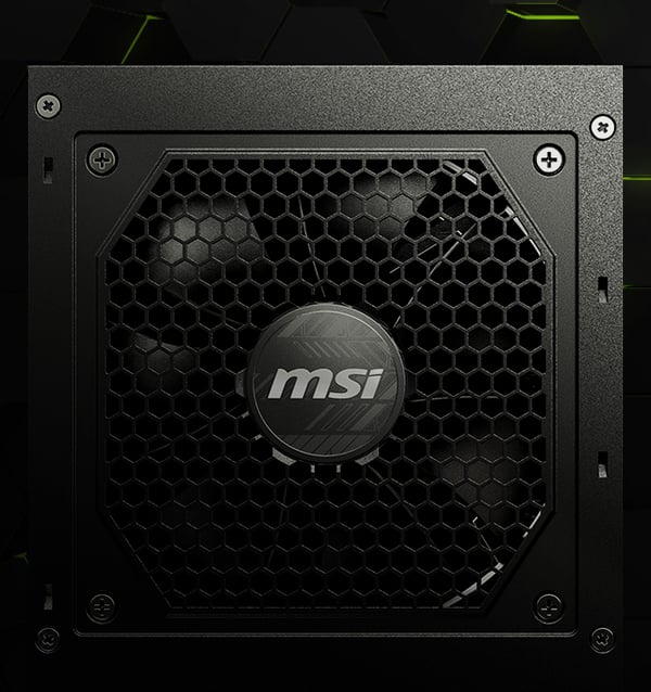 MSI MAG A850GL PCIE5 850W 80+ Gold Fully Modular ATX Power Supply - Desktop Overview 4