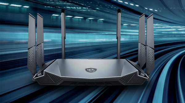 MSI RadiX AX6600 Tri-Band WiFi 6 Gaming Router - Desktop Overview 2
