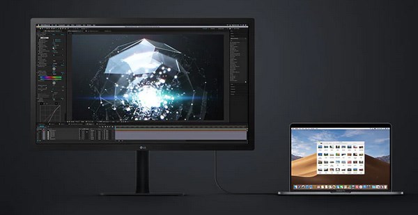 LG 24MD4KL-B UltraFine 24" 4K UHD IPS Monitor with MacOS Compatibility - Desktop Overview 2