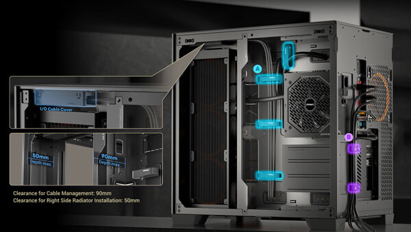 Antec C8 Black Constellation Series Tempered Glass Full Tower E-ATX Gaming Case