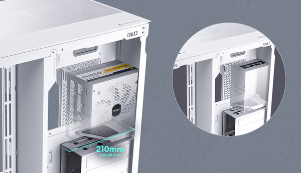 Antec C8 White Constellation Series Tempered Glass Full Tower E-ATX Gaming Case