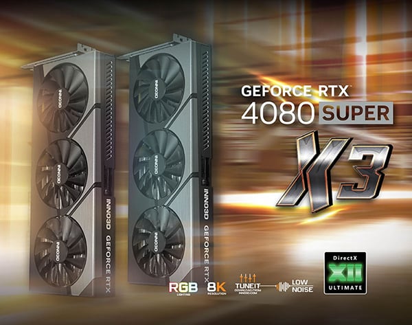 Inno3D GeForce RTX 4080 SUPER X3 16GB Video Card