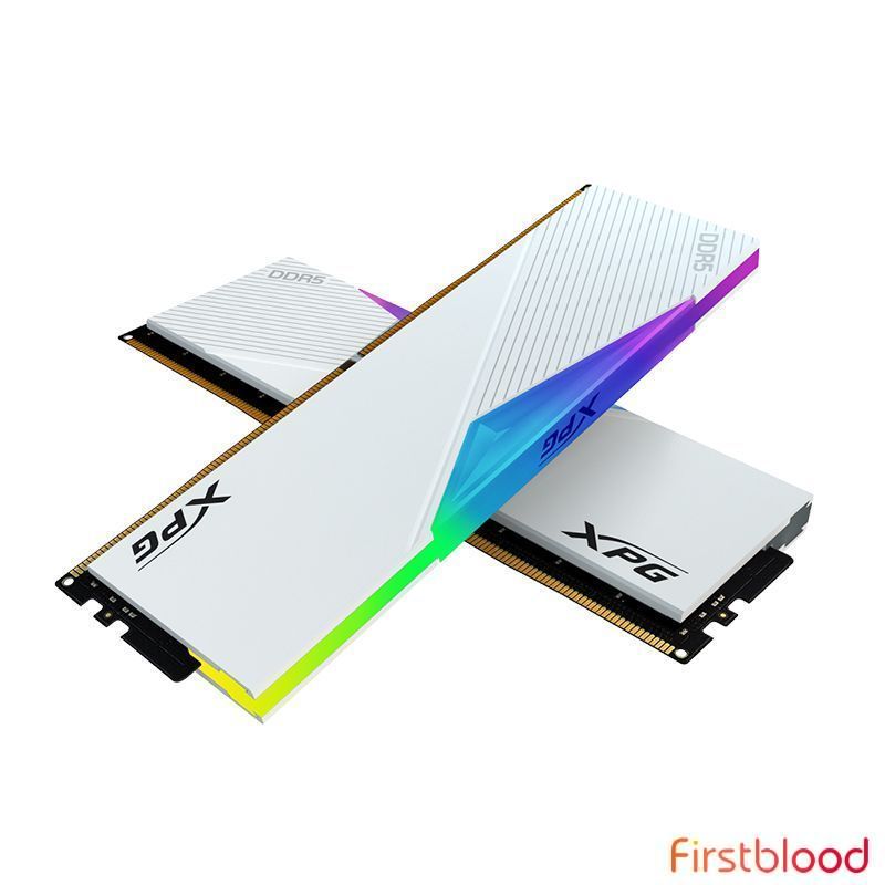 威刚XPG LANCER RGB 32GB (2 x 16GB) DDR5 6000MHz CL30 Memory - 白色