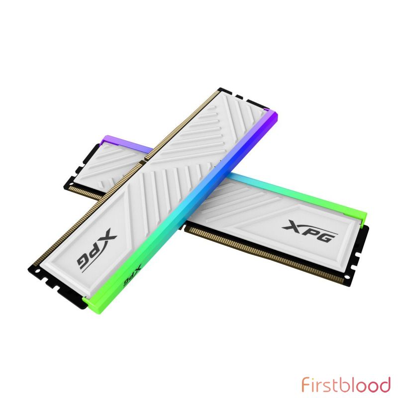 威刚XPG Spectrix D35G 32GB (2*16GB) DDR4 3600Mhz RGB台式机内存 - 白色