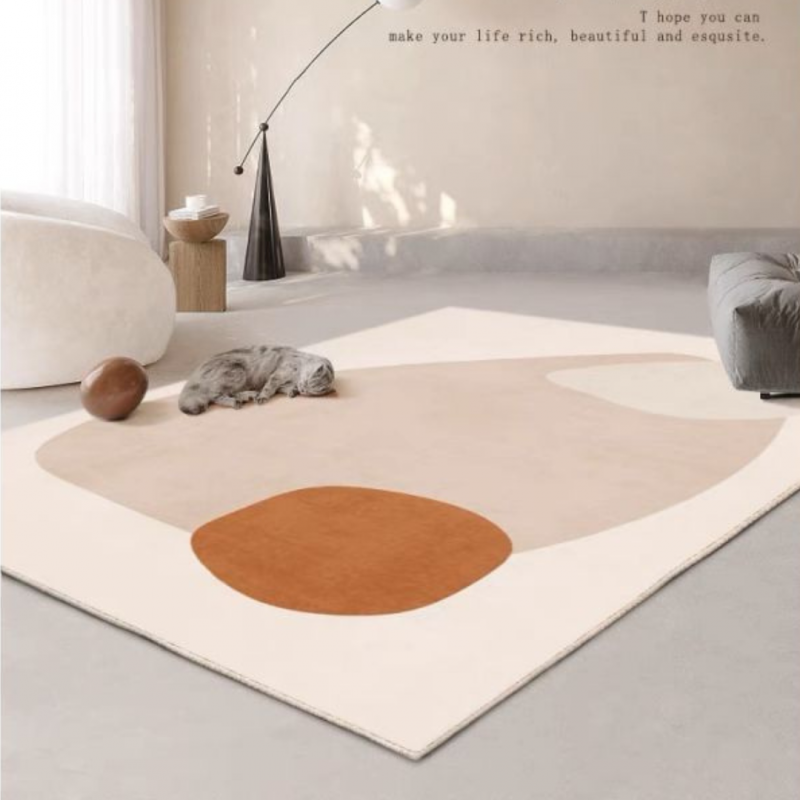 千岛莫兰迪北欧风现代简约地毯