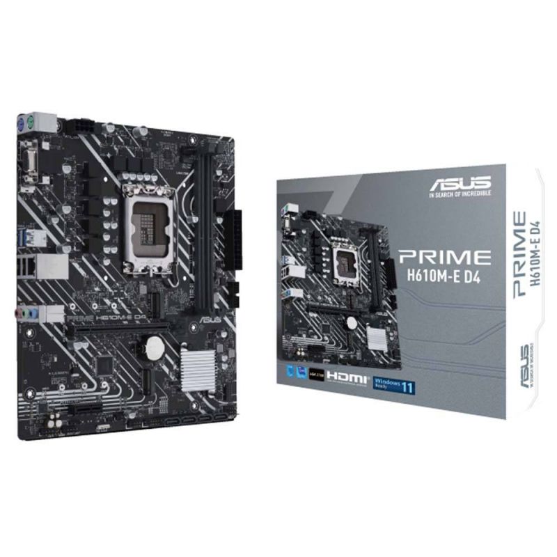 Asus PRIME H610M-E D4 MATX主板（Intel B660/LGA 1700）
