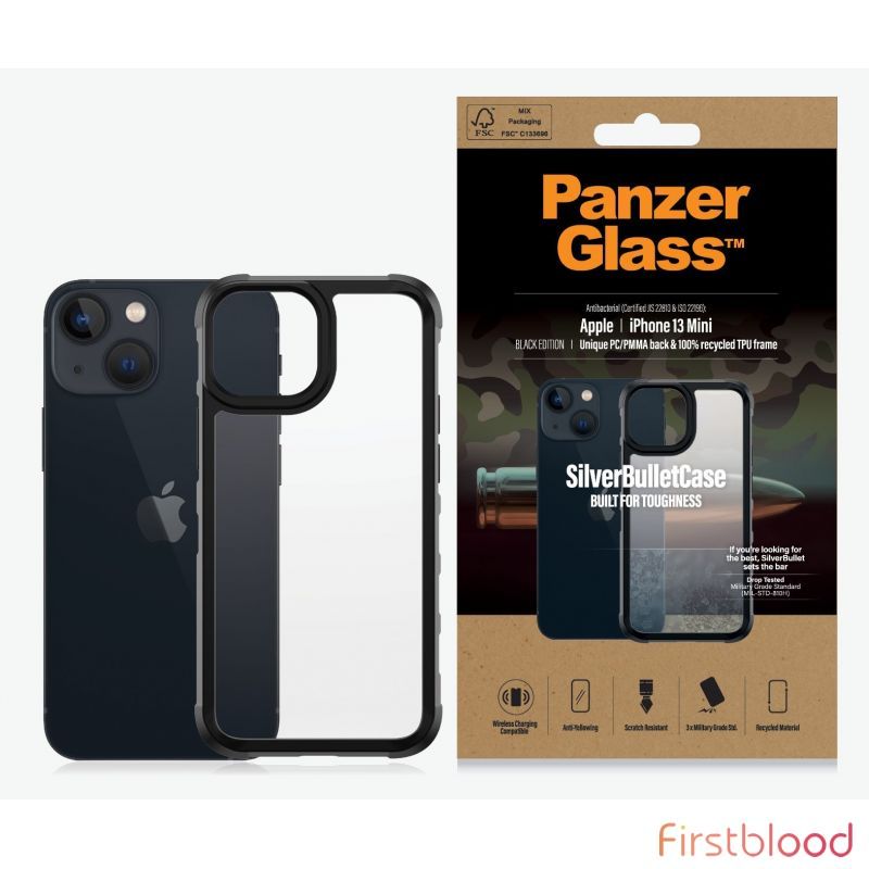 PanzerGlass Apple iPhone 13 Mini SilverBullet 保护壳