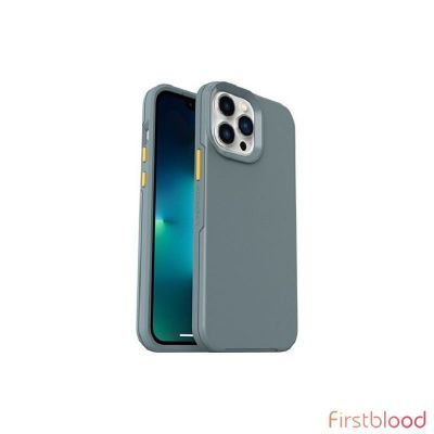 LifeProof SEE 保护壳 with Magsafe for Apple iPhone 13 Pro Max - Anchors Away (Teal Grey/Orange) (77-83707), Works with MagSafe charger, Screenless front
