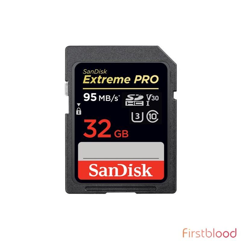 闪迪 32GB Extreme PRO Memory 储存卡 170MB/s 防水防高温防X射线