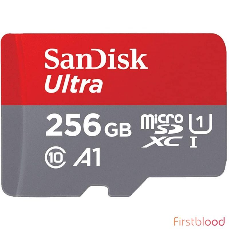 闪迪 Ultra 256GB MicroSD TF卡 SDHC SDXC UHS-I Memory 储存卡 120MB/s