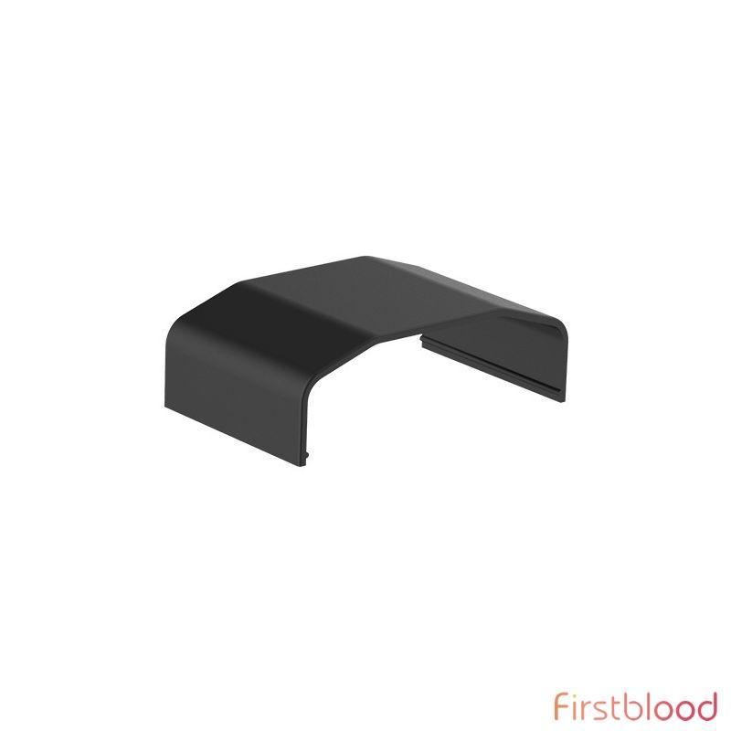 Brateck Plastic Cable Cover Joint  Material:ABS Dimensions 64x21.5x40mm - Black
