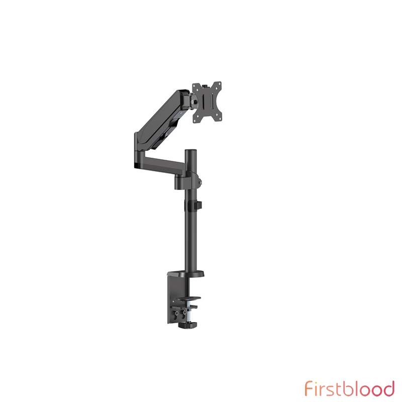 Brateck Single Monitor Full Extension Gas Spring Single Monitor Arm 17寸 - 32寸 Up to 8Kg Per screen VESA 75x75/100x100